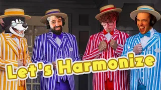 Steve and DumbDog Teach Ellum And Koji How To Harmonize