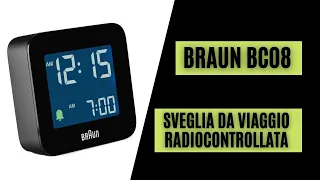 Braun Sveglia Digitale Mod. BC08 Radio Controllata