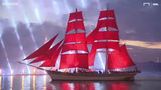 World Cup 2018: Scarlet Sails wows fans in St Petersburg