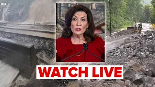 LIVE | New York flooding: Gov. Kathy Hochul gives update from hard-hit Highland Falls