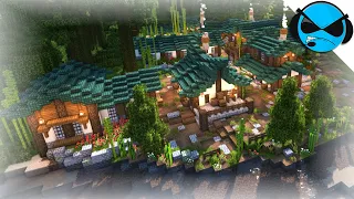 Minecraft: I transformed a village into a Japanese Jungle Village