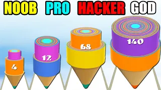 NOOB vs PRO vs HACKER vs GOD Wrapper Runner