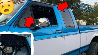 How to do Starlight Headliner in your Truck *DIY* (OBS Ford 1995 F-150)