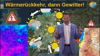 Wärmerückkehr, Sahara-Staub & steigendes Gewitter-/Unwetter-Risiko. Wettervorhersage 27.04.-05.05.24