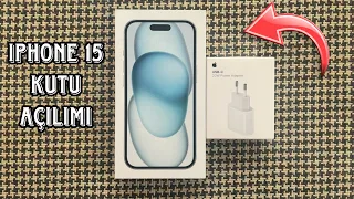 iPhone 15 128 GB MAVİ RENK KUTU AÇILIMI ( ÖZELLİKLERİ VE OYUN TESTİ YAPTIM )