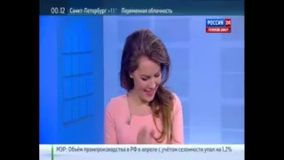 Екатерина Грачёва победила смех в прямом эфире