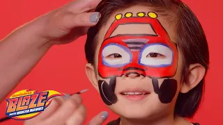 DIY Learn How To Face Paint w/ Blaze! | Blaze and the Monster Machines