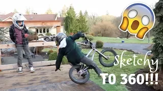 Sketchy to 360 Challenge!!! I taught my friend how to 360!!