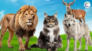 Funniest Animal Sounds In Nature: Lion, Cat, Wolf, Deer, Dog, Horse, Cow