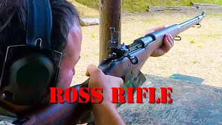 Vintage Canadian Ross Rifle - Firing REAL Bullets - Chris