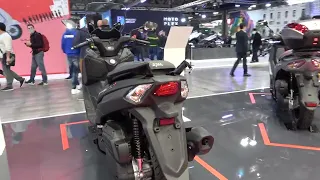 The new 2022 SYM JOYMAX 300cc scooter walkaround at EICMA show