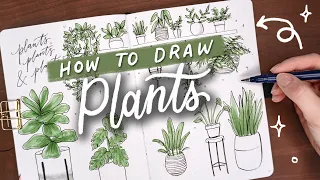 How to Draw Plants (10+ Ways!) |Doodle Tutorial