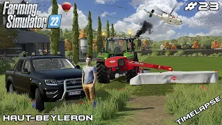 Building BUNKER & buying a new FIELD | Animals on Haut-Beyleron | Farming Simulator 22 | Episode 23