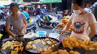 Boeng Proleut Market Food Show - Nom Jak Jol,Coconut Waffle, Breadstick, Lotus Fruit,& More