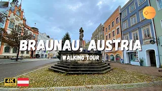 BRAUNAU AM INN, Austria 4k Winter City Walking Tour
