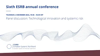 Sixth Annual ESRB Conference - Panel: Technological innovation and systemic risk