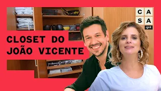 Micaela Góes ensina JOÃO VICENTE a organizar CLOSET e GUARDA-ROUPA | Dica de Organização