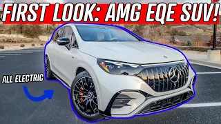 Taking DELIVERY of a 2024 Mercedes AMG EQE SUV! FIRST LOOK and INTERIOR & EXTERIOR Walkaround!