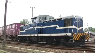 秋田臨海鉄道生え抜きのDD561 秋田港駅入換をひたすら眺める