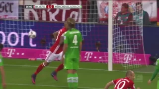Bayern Munich vs  Monchengladbach Round 8 Bundesliga Highlights (22/10/2016)