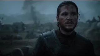 Game of Thrones Season 6 Episode 9 Jon Snow "Battle clip"