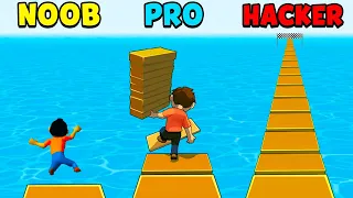 NOOB vs PRO vs HACKER - Shortcut Run