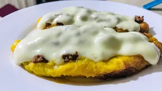 🔥 COMO HACER PLATANO MADURO RELLENO DE CARNE MOLIDA - CANOAS DE PLATANO MADURO 🔥