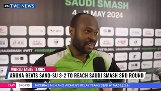 Quadri Aruna Beats Sang-Su 3-2 To Reach Saudi Smash 3rd Round