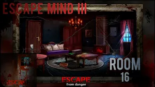 ESCAPE MIND 3 : ROOM 16 Walkthrough /Solution (lopwork fombile)