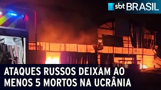 Ataques russos deixam ao menos 5 mortos na Ucrânia | SBT Brasil (19/09/23)