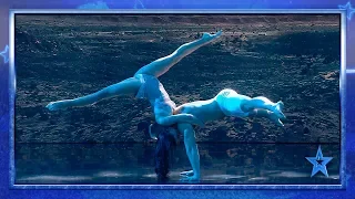 UKRAINIAN DUO Prove They're In FLAMES With CRAZY ACROBATICS | Semi-Final 2 | Spain's Got Talent 2019