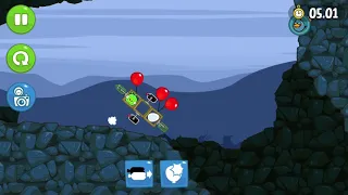 how to pass level 27 flight in night bad piggies