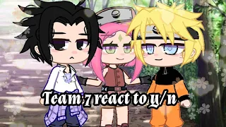 •team 7 react to y/n• ||RUS/ENG|| y/n as Eri and Tohru^^