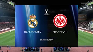 Real Madrid vs Eintracht Frankfurt | UEFA Super Cup 10 August 2022 Full Match | PS5