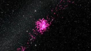Tidal Tails of the Hyades star cluster (edited version with sound, title, and credits)