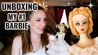 UNBOXING MY #1 MATTEL BARBIE DOLL FROM 1959 |  *the real deal Barbie*