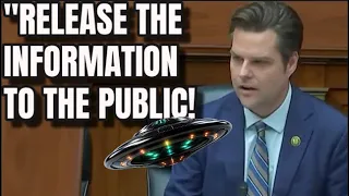 Matt Gatez accuses AARO of leaving out information about the Eglin UFO case.