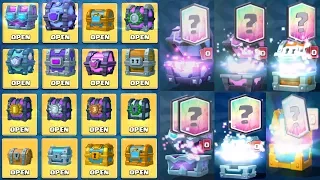 EVERY CHEST OPENING POSSIBLE IN CLASH ROYALE // ALL CHESTS DROPS LEGENDARY