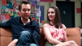 Joel Mchale and Alison Brie (Community) Season 3 interview