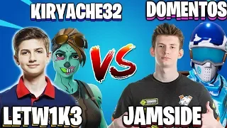 JAMSIDE И DOMENTOS ИГРАЮТ ПРОТИВ LETW1K3 И KIRYACHE32 2НА2 БОКСФАЙТ