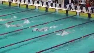 2014 Western Zones 11-12 Boys 100 Back Championship Final - Connor Wins!!