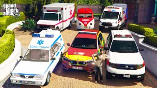 Grand Theft Auto V - Medical Service Vehicles Heist with Michael! | (Epic YouTube Gameplay! #196)