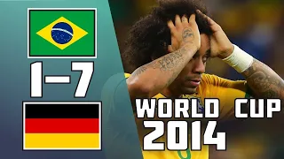 🔥 Германия - Бразилия 7-1 - Обзор Матча Полуфинал Чемпионата Мира 08/07/2014 HD 🔥