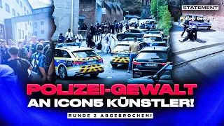 POLIZEI GROẞEINSATZ & ICON 5 KÜNSTLER FESTGENOMMEN!! 🚨 RUNDE 2 ABGEBROCHEN!
