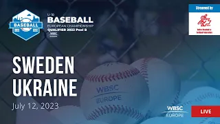 6 U-18 Baseball European Championship Qualifier SUI: Sweden VS Ukraine