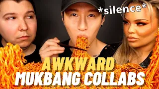 cringe awkward mukbang collab moments