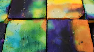 My Last Video...DEEP Dyed Gym Chalk Crunch ASMR - Oddly Satisfying