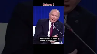 Putin den Avrupa’ya kapak / fıkralı gönderme￼