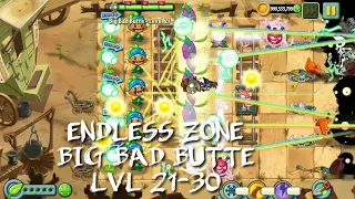 Plants vs Zombies 2 - Wild West | Endless Zone All Max Level Plants Test Level 21 - 30