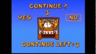 Garfield: Caught In The Act (Genesis) - Game Over